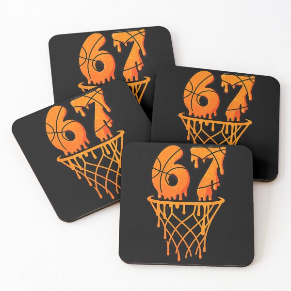 Item preview, Dripping 67 Basketball Hoop with Playful Street Court Vibes designed and sold by allistermariam.