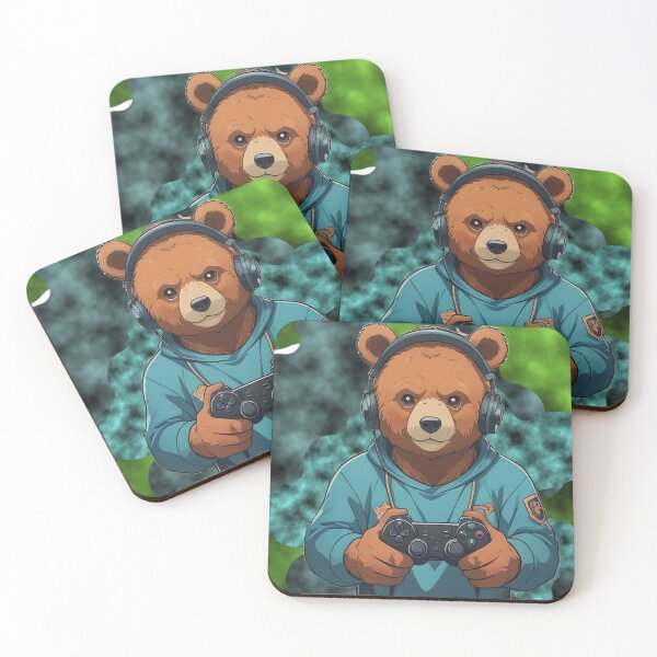 Item preview, The Gaming World Funny Grizzly Bear Mascot Controller designed and sold by Animalloveus.