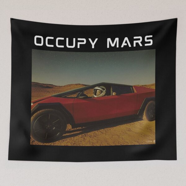 Item preview, Spacex Starship Rocket Launch | Mars Mission Space Exploration Design designed and sold by TEEJAMBOREE.