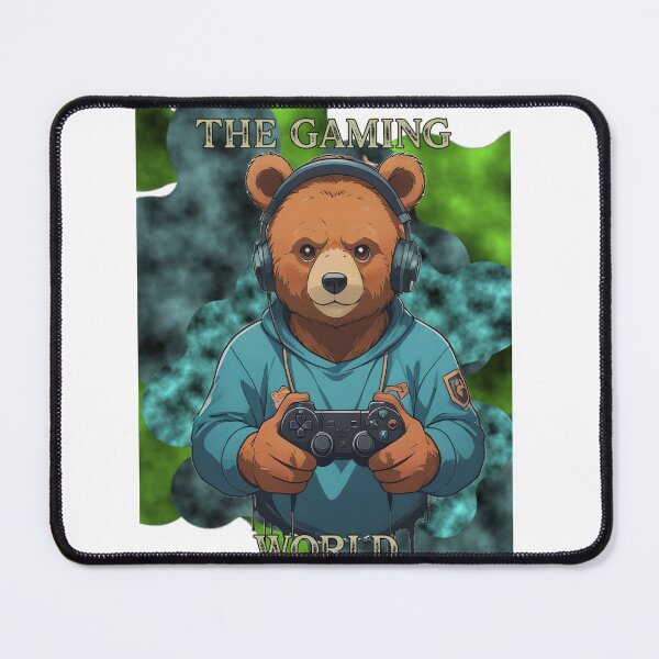 Item preview, The Gaming World Funny Grizzly Bear Mascot Controller designed and sold by Animalloveus.