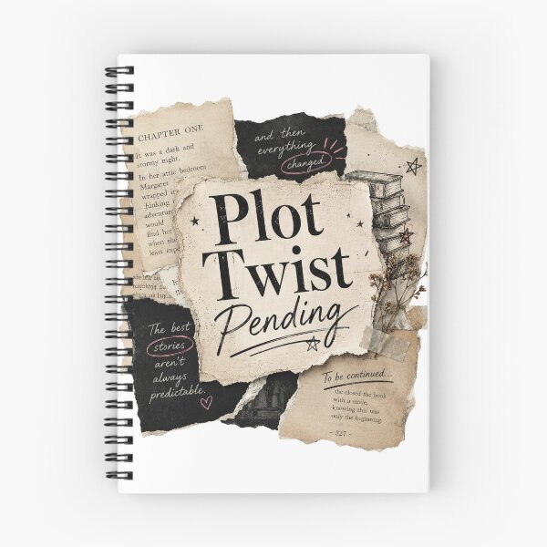 Item preview, Plot Twist Pending designed and sold by Candlelit Catastrophes.