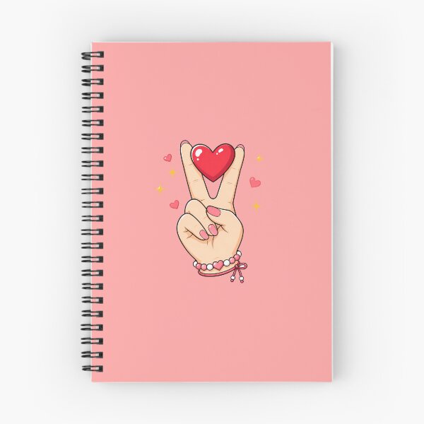 Item preview, Hand Peace Sign Holding Heart designed and sold by ArtMassive.