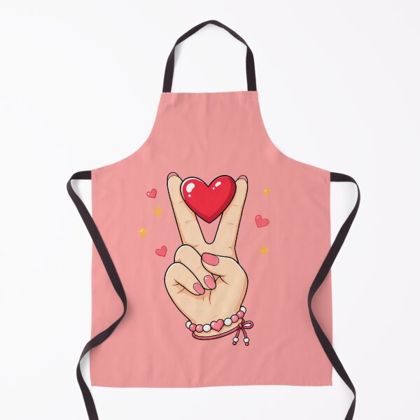 Item preview, Hand Peace Sign Holding Heart designed and sold by ArtMassive.