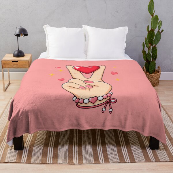 Item preview, Hand Peace Sign Holding Heart designed and sold by ArtMassive.