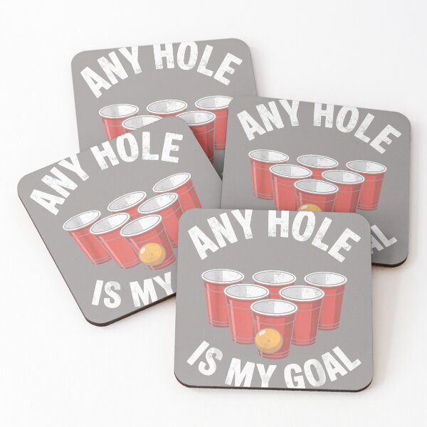 Item preview, Any Hole is My Goal Beer Pong Drinking Game Beer Party designed and sold by KathieFaugh.