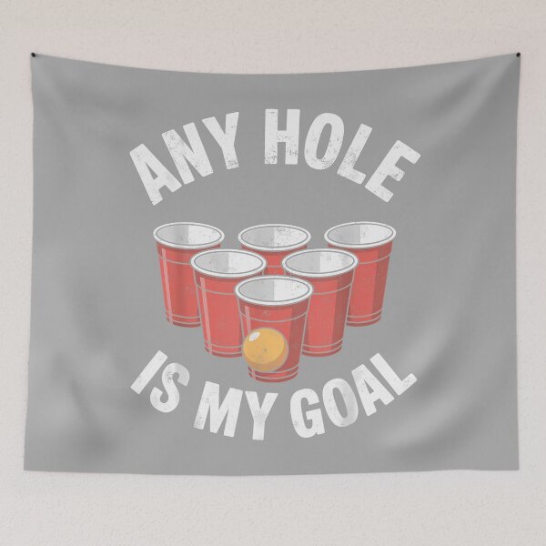 Item preview, Any Hole is My Goal Beer Pong Drinking Game Beer Party designed and sold by KathieFaugh.