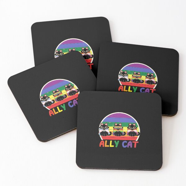 Item preview, Gay Pride Month Ally Cat Funny LGBTQ Rainbow Men Women Kids designed and sold by cass-vale-lab.