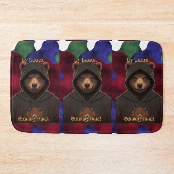 Item preview, Sudadera divertida con capucha de Bears Gaming Time con la mascota del oso grizzly designed and sold by Animalloveus.