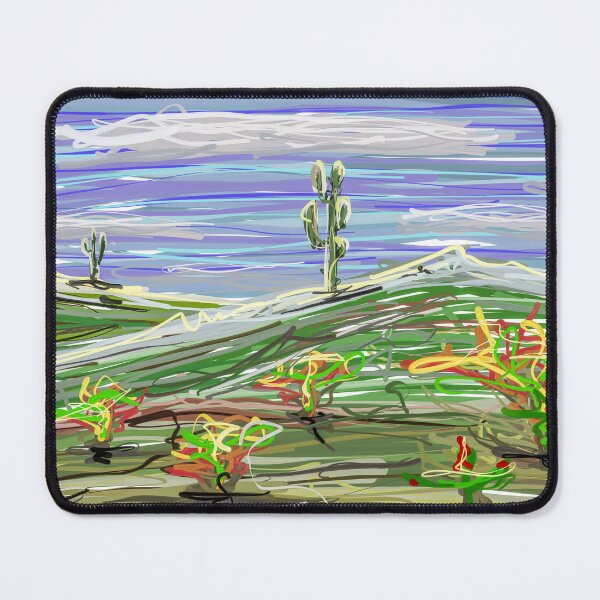 Item preview, Desert Cactus Cardones - Expressive Painting, Vibrant Colors - Puna Poster designed and sold by Keltoi-art.