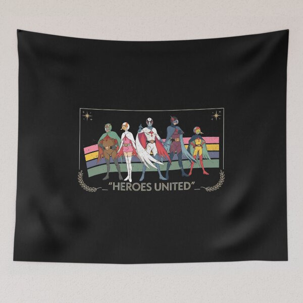 Item preview, Classic Hero Team Vintage Retro Stripe designed and sold by DoodleVerseDark.