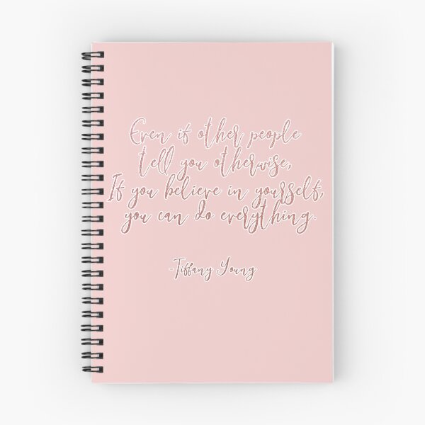 Item preview, Tiffany Young "Believe in Yourself" Quote designed and sold by lovely-day.