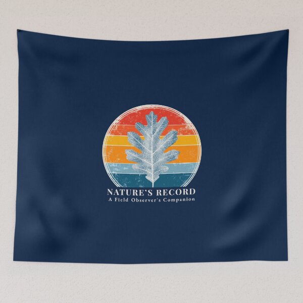 Item preview, Field Naturalist Oak Leaf Retro Sunset designed and sold by HomeFarmPress.