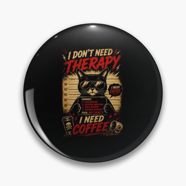 Item preview, Funny Coffee Cat Mugshot Vintage Style Caffeine Humor designed and sold by Modaozushi216.
