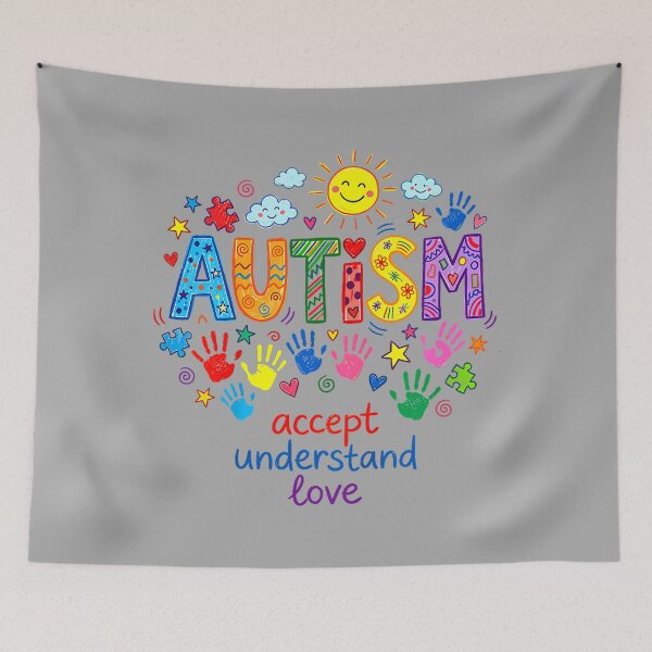 Item preview, Autism Acceptance Awareness Mom Dad Grandma Kids Teacher designed and sold by KathieFaugh.
