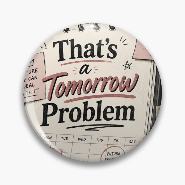 Item preview, That's a Tomorrow Problem designed and sold by Candlelit Catastrophes.