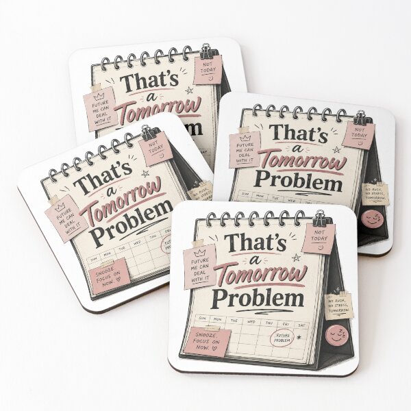 Item preview, That's a Tomorrow Problem designed and sold by Candlelit Catastrophes.