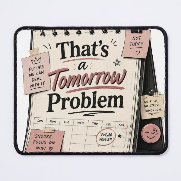 Item preview, That's a Tomorrow Problem designed and sold by Candlelit Catastrophes.