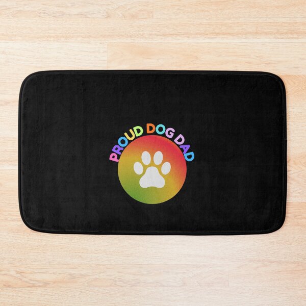 Item preview, Proud Dog Dad Retro Rainbow Pet Lover Pride Sticker designed and sold by 22k Lab Studio.