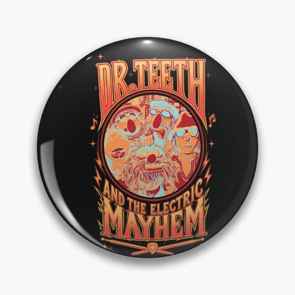 Item preview, Funky Band Mayhem Retro Music Design designed and sold by DoodleVerseDark.