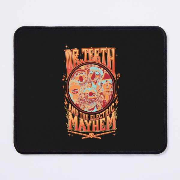 Item preview, Funky Band Mayhem Retro Music Design designed and sold by DoodleVerseDark.