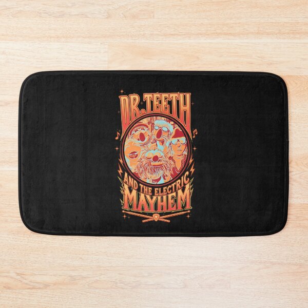 Item preview, Funky Band Mayhem Retro Music Design designed and sold by DoodleVerseDark.