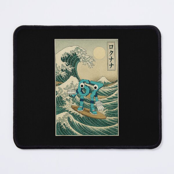 Item preview, Retro Wave Surfing Robot Funny Japanese Inspired designed and sold by FGTV2021.