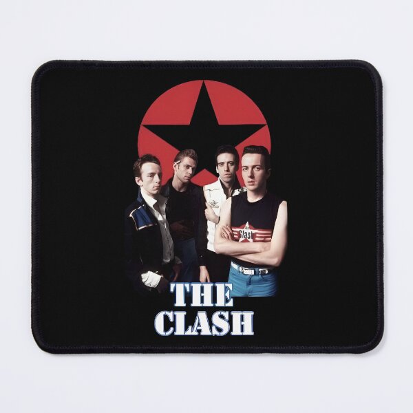 Item preview, The Clash Retro Punk Rock Band Red Star Tribute designed and sold by MindrootEchoart.