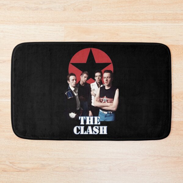 Item preview, The Clash Retro Punk Rock Band Red Star Tribute designed and sold by MindrootEchoart.