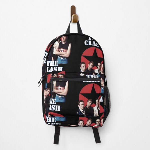 Item preview, The Clash Retro Punk Rock Band Red Star Tribute designed and sold by MindrootEchoart.
