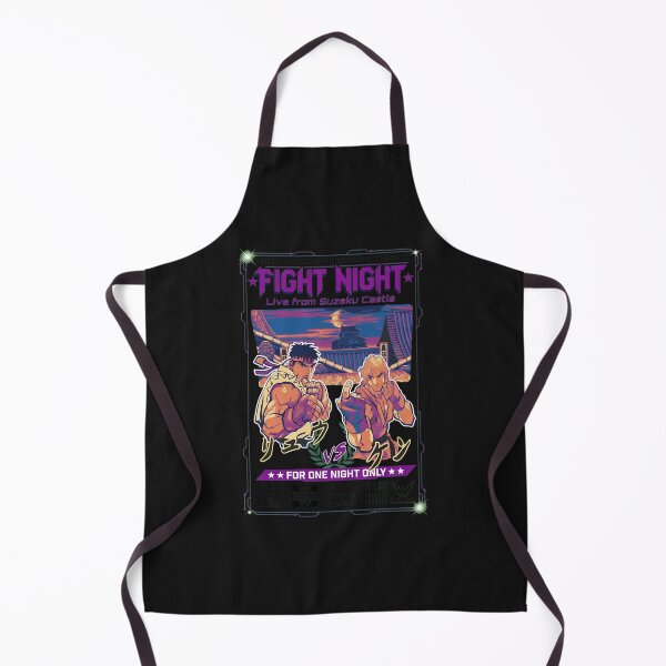 Item preview, Retro Fighting Night at the Castle Poster designed and sold by DoodleVerseDark.