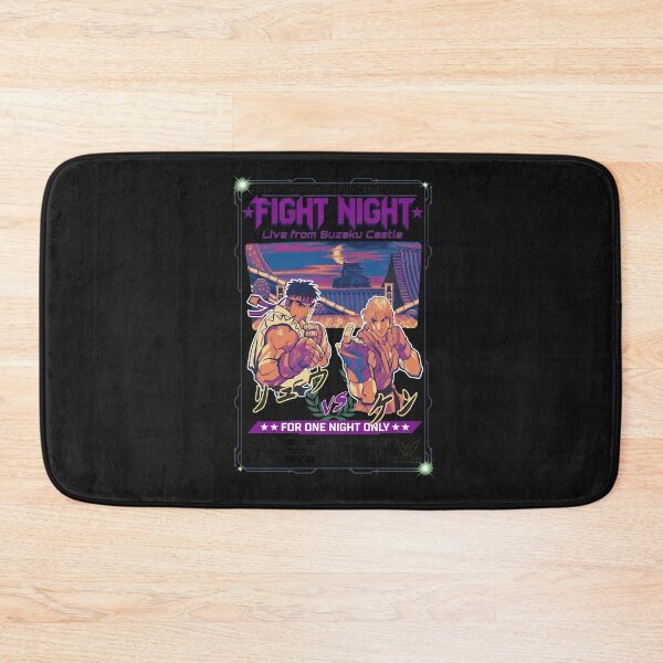Item preview, Retro Fighting Night at the Castle Poster  designed and sold by DoodleVerseDark.