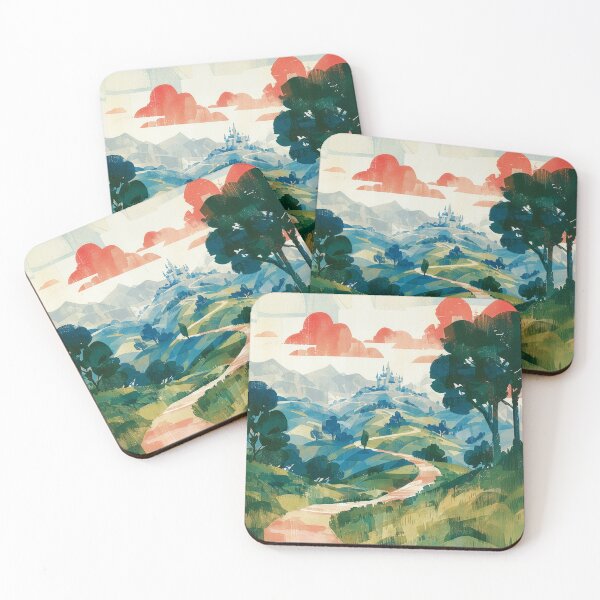 Item preview, Whimsical Castle Pathway Dream designed and sold by Dusk Atelier.