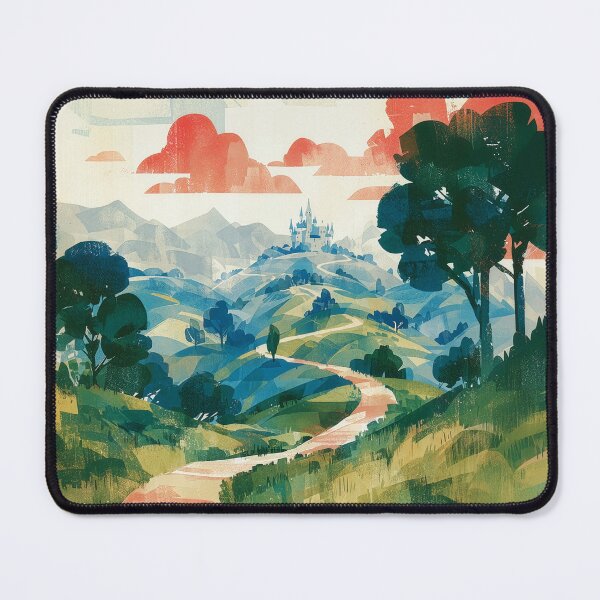 Item preview, Whimsical Castle Pathway Dream designed and sold by Dusk Atelier.