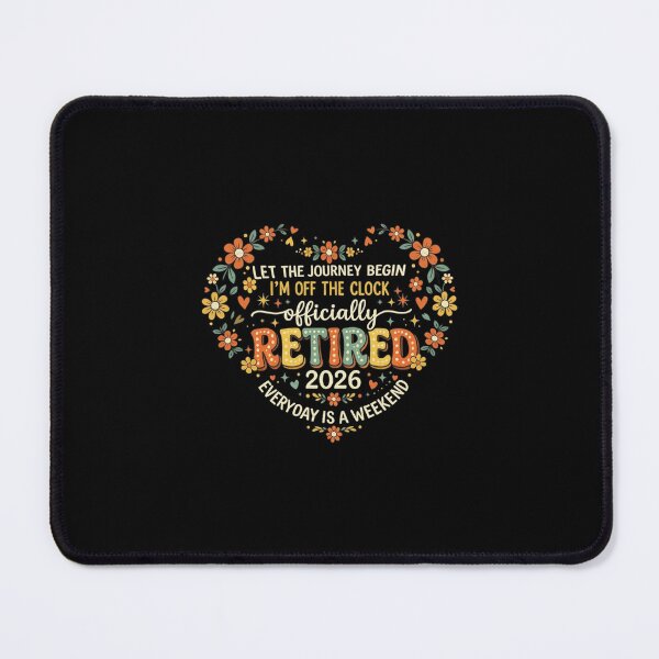 Item preview, Retro Officially Retired 2026 Heart Funny Retirement Women designed and sold by cass-vale-lab.