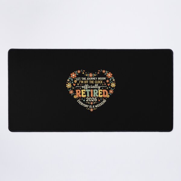 Item preview, Retro Officially Retired 2026 Heart Funny Retirement Women designed and sold by cass-vale-lab.