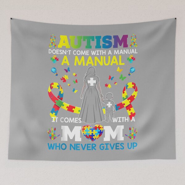 Item preview, Autism Awareness 2026 Doesn't Come with a Manual Autism Mom designed and sold by KathieFaugh.
