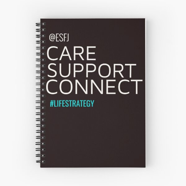 Item preview, ESFJ  SUPPORT CONNECT CARE #LIFESTRATEGY | MBTI LIFE STRATEGY SERIES — ESFJ PERSONALITY EDITION designed and sold by WitLounge.
