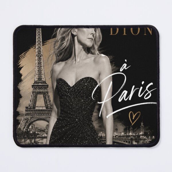 Item preview, Celine Dion in Paris – Limited Edition | Premium Black and Gold designed and sold by JcAbstractArt.