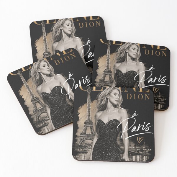 Item preview, Celine Dion in Paris – Limited Edition | Premium Black and Gold designed and sold by JcAbstractArt.