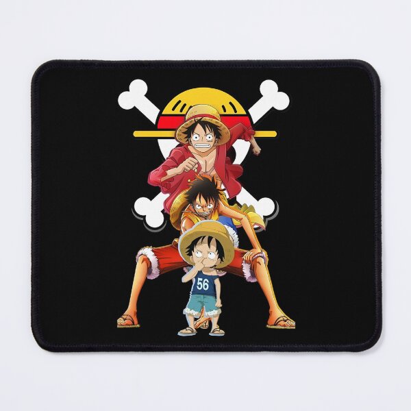 Item preview, Luffy Evolution Retro Anime Straw Hat Jolly Roger designed and sold by MindrootEchoart.