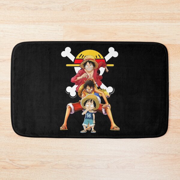 Item preview, Luffy Evolution Retro Anime Straw Hat Jolly Roger designed and sold by MindrootEchoart.