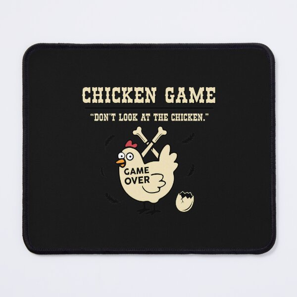 Item preview, Chicken Game Over Funny Bird Humor designed and sold by folk-4-arts.