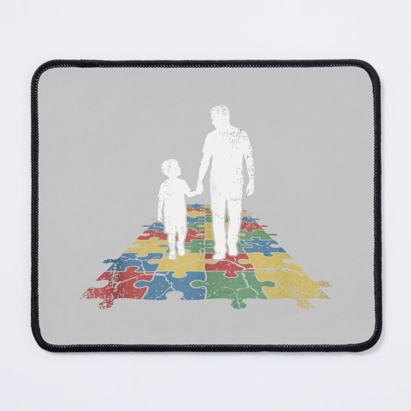 Item preview, Autism Awareness Dad and Child Puzzle Piece Tank Top designed and sold by KathieFaugh.