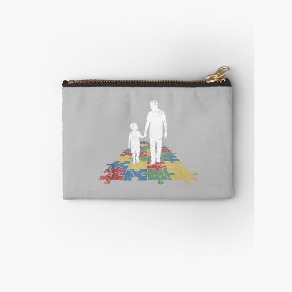 Item preview, Autism Awareness Dad and Child Puzzle Piece Tank Top designed and sold by KathieFaugh.