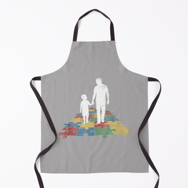 Item preview, Autism Awareness Dad and Child Puzzle Piece Tank Top designed and sold by KathieFaugh.