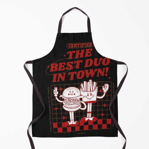 Item preview, The Best Duo In Town Burger Fries Friendship designed and sold by folk-4-arts.