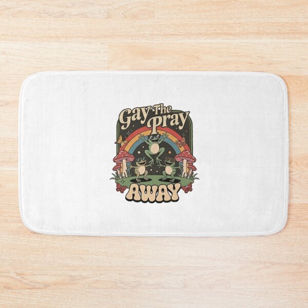 Item preview, Gay The Pray Away Rainbow Funny Meme Frogs LGBT Pride LGBTQ designed and sold by cass-vale-lab.