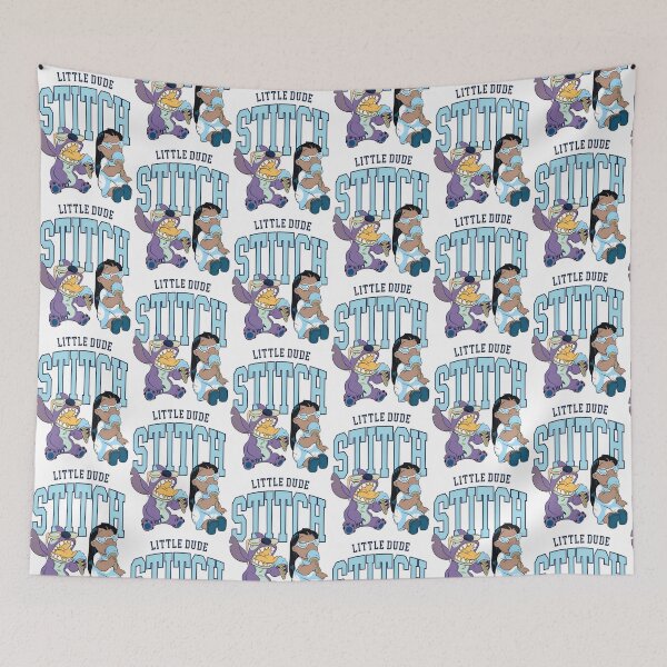 Item preview, Stitch and Lilo Retro Summer Ice Cream Collegiate Style designed and sold by MindrootEchoart.