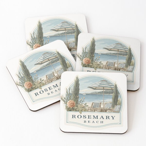 Item preview, Rosemary Beach Florida Vintage Travel Badge designed and sold by Victoria and Ashley Stickers.