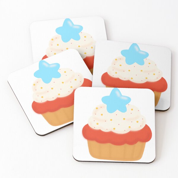 Item preview, Patriotic 4th of July Cupcake with Red White Blue Frosting and Star Topper⁠ designed and sold by Teenidesign .
